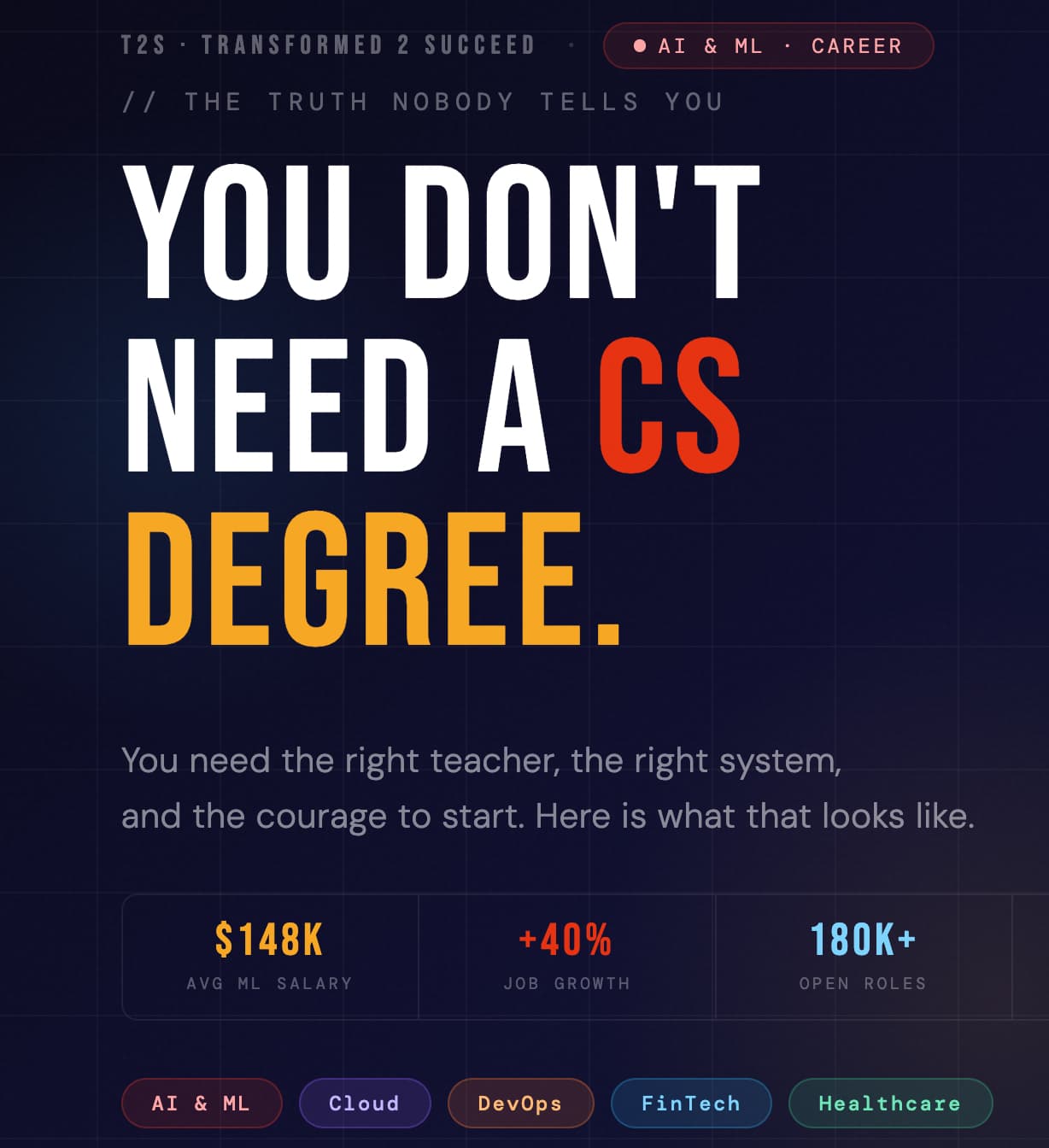 You Don't Need a CS Degree to Build AI Systems. You Need THIS!